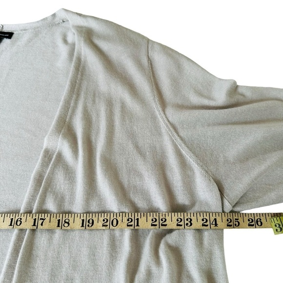 UNIVERSAL STANDARD LONG WOOL BLEND OPEN CARDIGAN SIZE SMALL - Picture 8 of 10